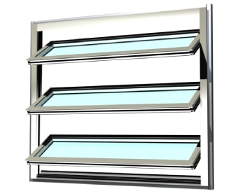 clear louver glass