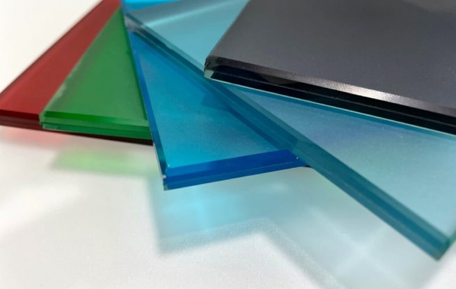 color laminated glass